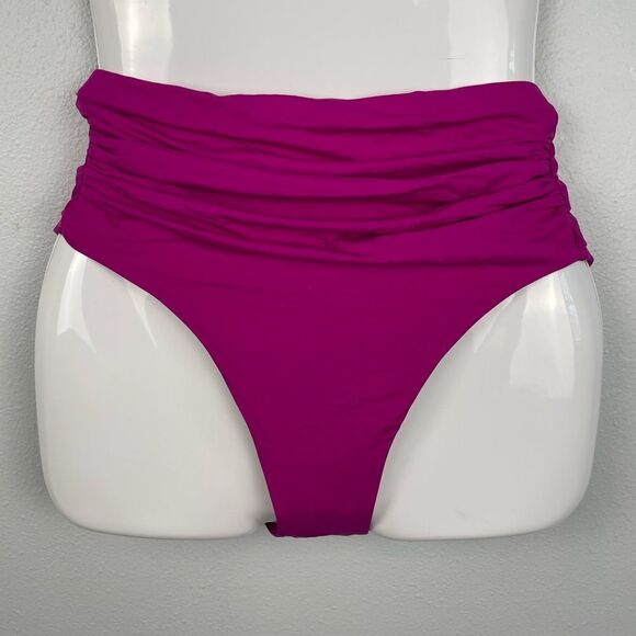 NWOT Lauren Ralph Lauren Magenta Tankini Top and Matching Bottoms Size 8 - Picture 5 of 8